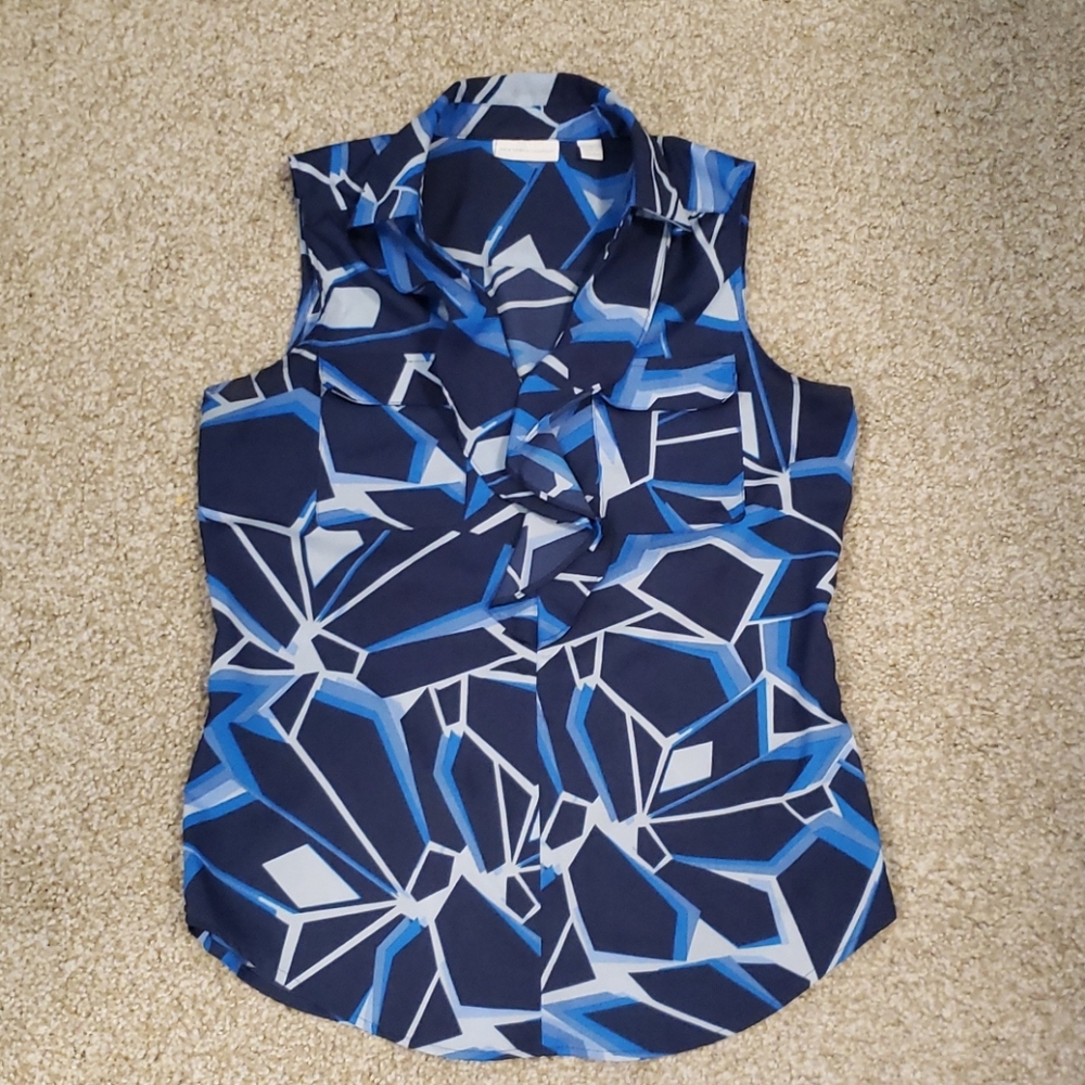 New York & Company ruffled blouse